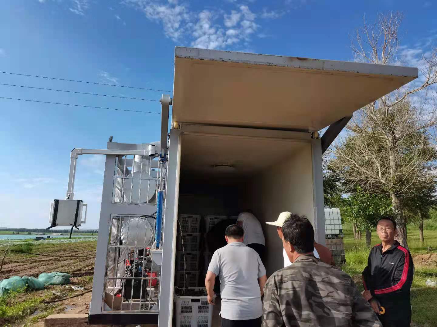 2021年河北菜场采购我公司真空预冷机2000KG